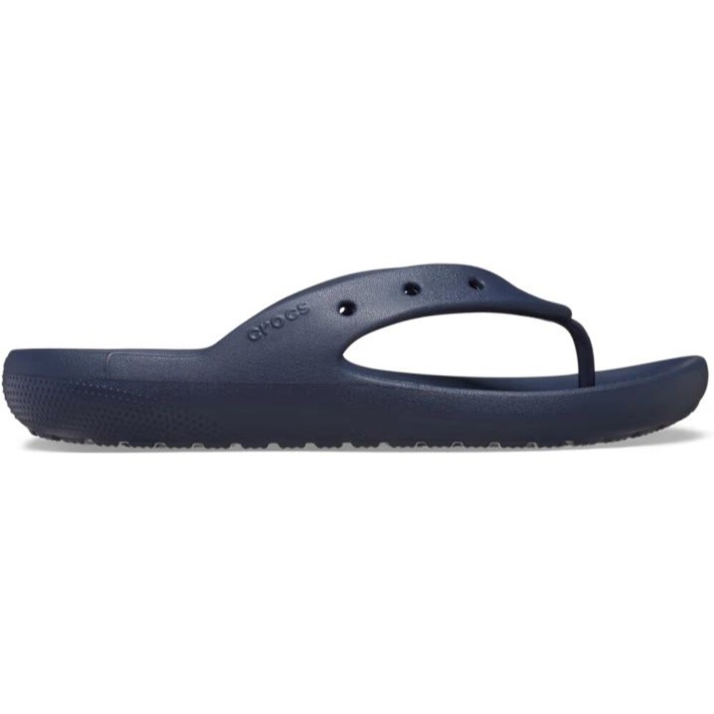 Crocs Classic Flip Flops 2.0 Mens 9 Womens 11 Navy Blue NEW - Picture 2 of 5